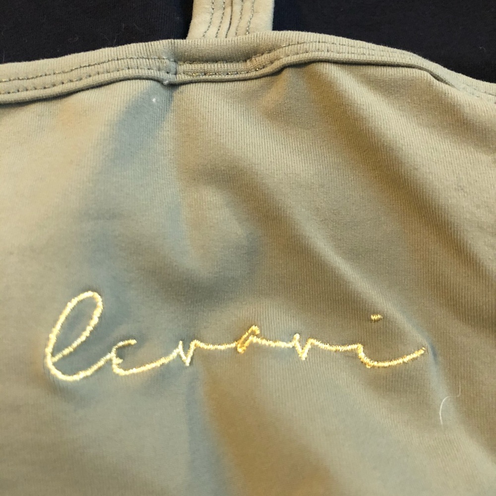 Levavi olive sports bra and leggings! Worn once